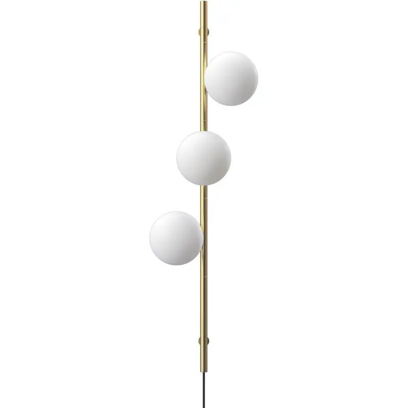 Kampanjpris Stringball 3 Vägglampa, Mässing
