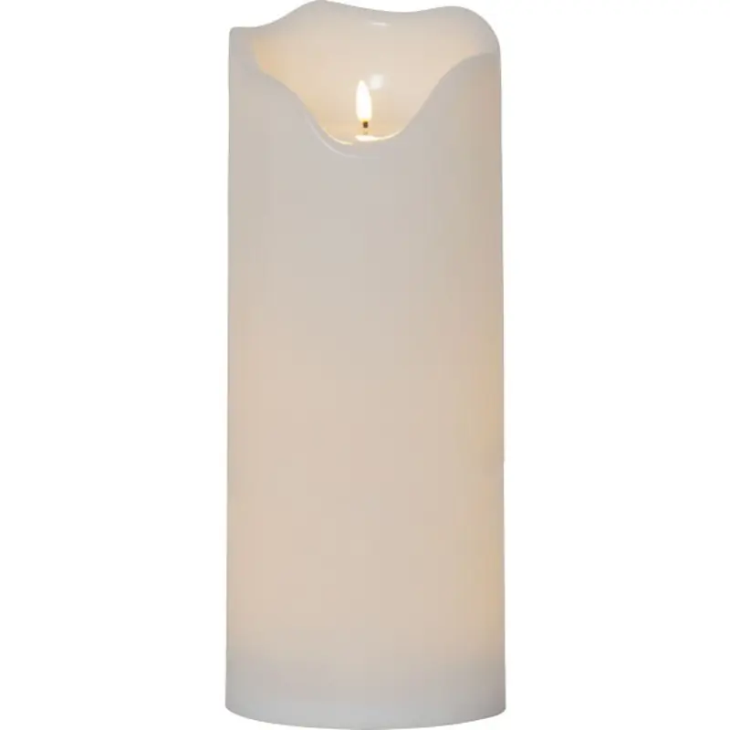 Reapris Flamme Grand Blockljus LED Vit, 400 mm
