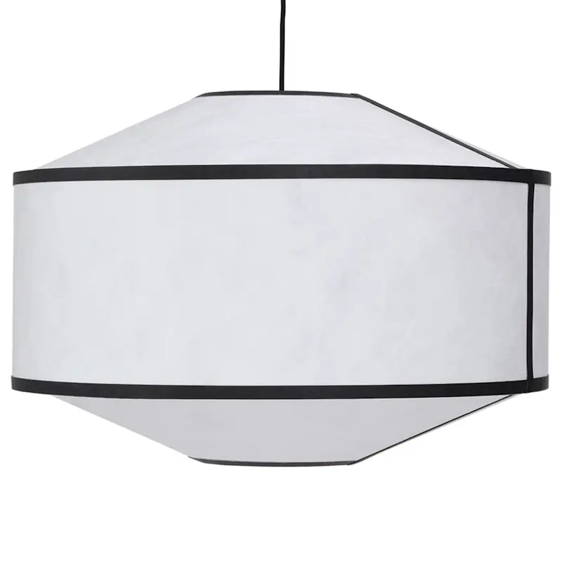 Kite Pendel Vit / Svart, Ø65 cm Säker betalning