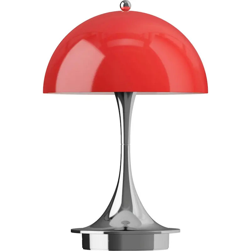 Panthella 160 Bordslampa Portabel V3, Original Opal Red Bästa pris