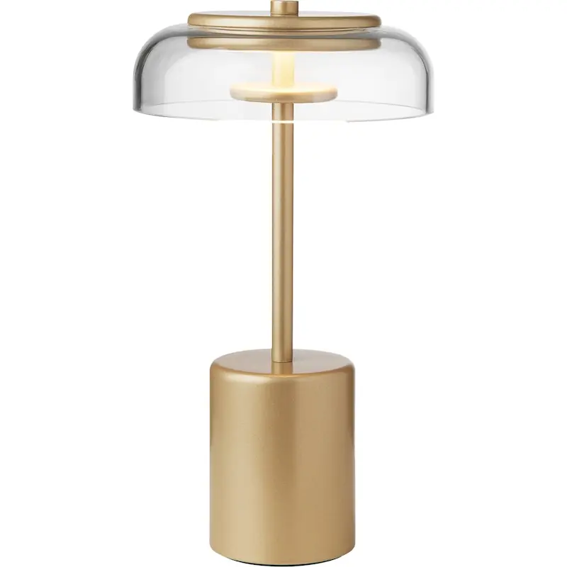 Sänkt pris Blossi Mini Bordslampa Portabel, Nordic Gold / Klar