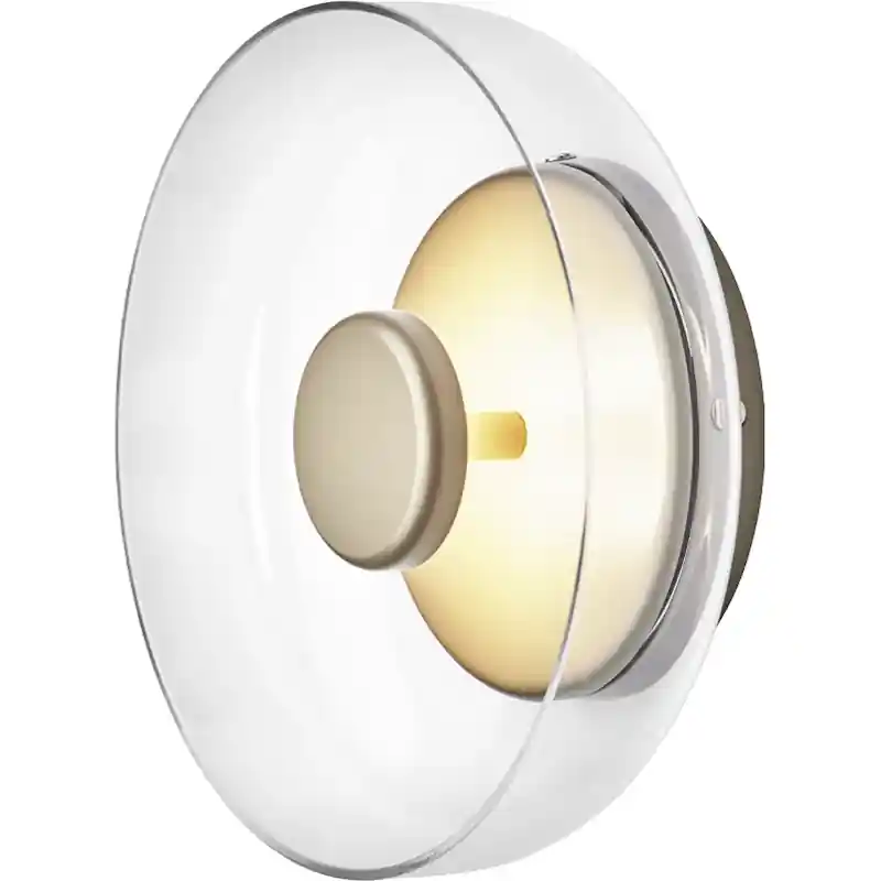 Handla nu Blossi Vägglampa, Guld / Klar