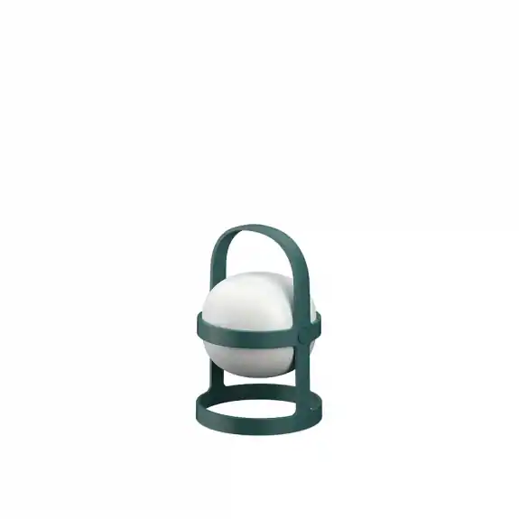 Begränsad tid Soft Spot Solar Circular Bordslampa H25cm Forest Green