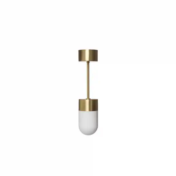 Vox Taklampa Brass/Opal Glass Rabatt