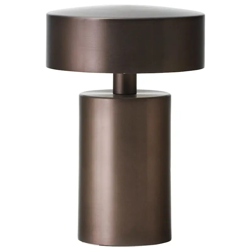 Column Table Lamp, Portable, (CE-ETL-UK) Bronze Billig