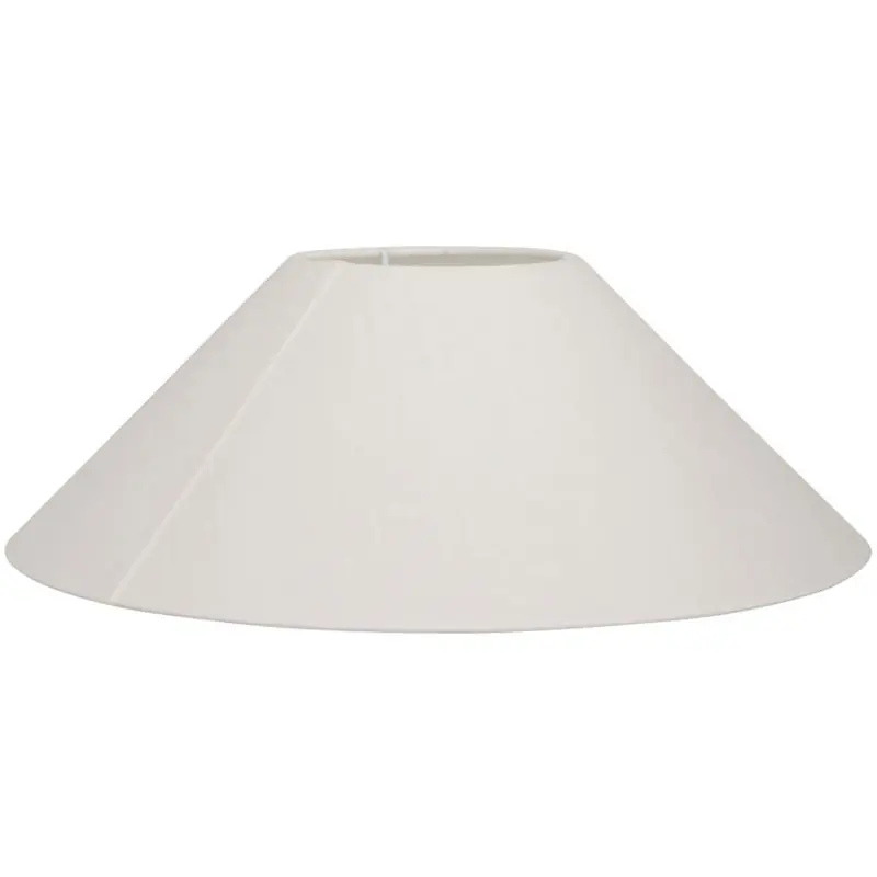Kampanj Basic Flat Lampskärm Vit, 30 cm