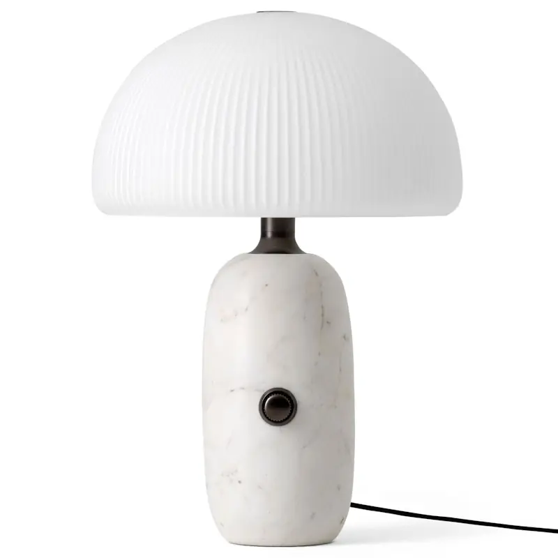 591 Sculpture Bordslampa Ø27,5 cm, Vit Snabb frakt