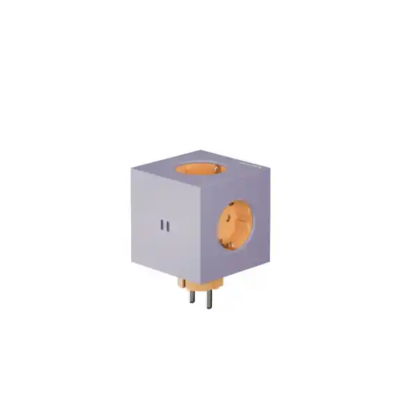 Square 2 Grenuttag Dual USB-C 30W Bauhaus-Archiv Edition Lavender Glow Lägg i varukorgen