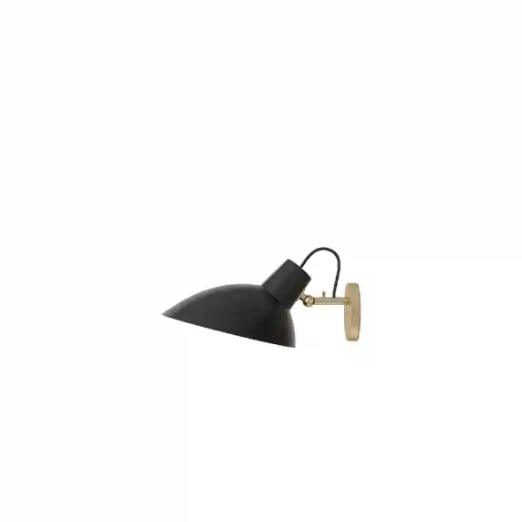 VV Cinquanta Vägglampa Brass/Black Premium