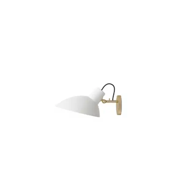 VV Cinquanta Vägglampa Brass/White Fri frakt