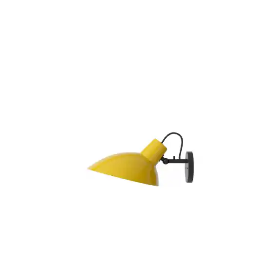 VV Cinquanta Vägglampa Black/Yellow Populärt val