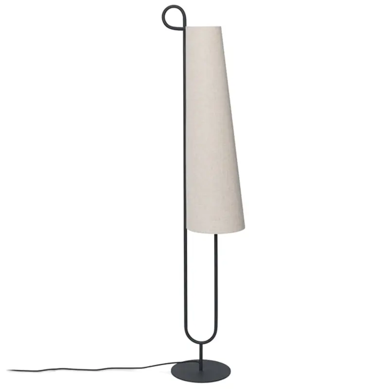 Ancora Golvlampa, Natural/Svart Rabatt