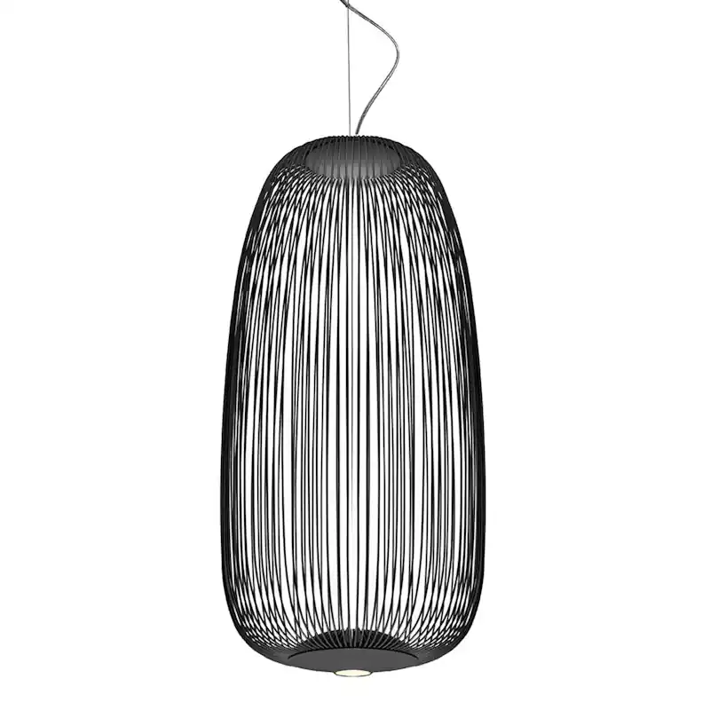 Kampanj Spokes 1 Pendel LED Dimbar, Grafit