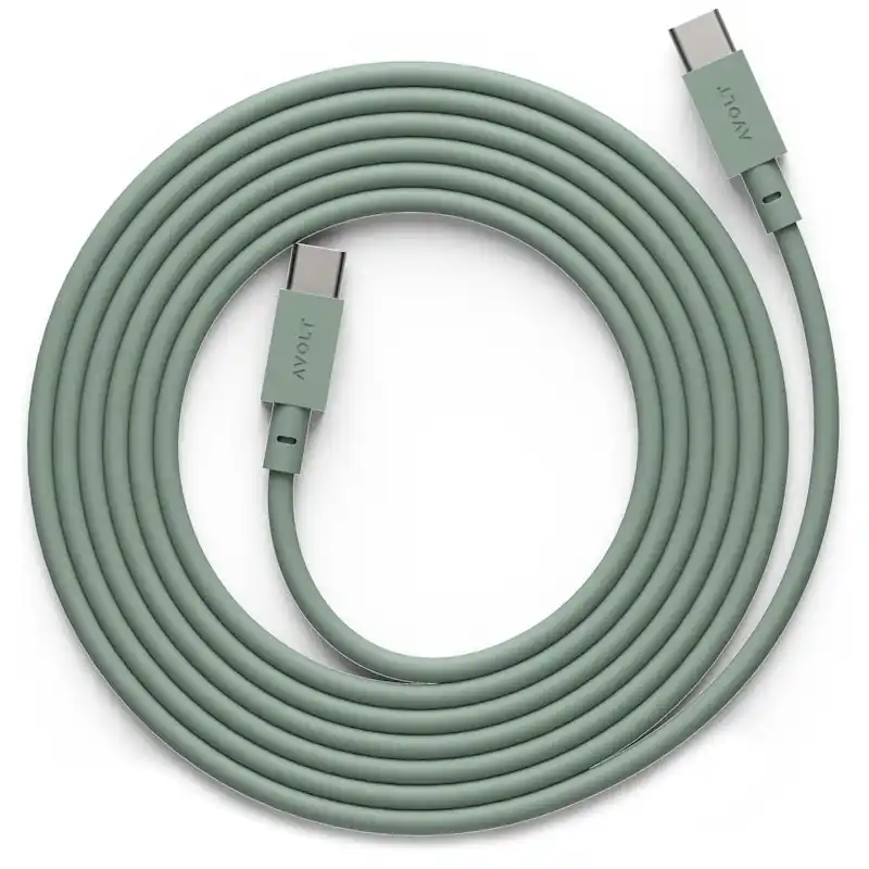 Cable 1 Laddsladd USB-C / USB-C 2 m, Oak Green Beställ idag