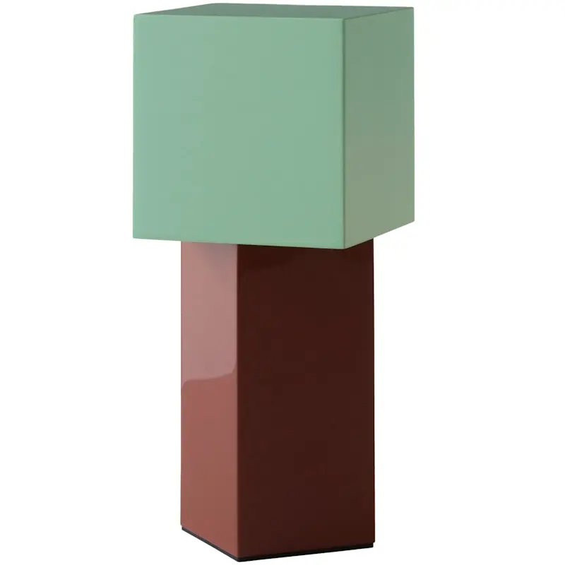 Billig Pivot ATD7 Portabel Bordslampa, Rusty Red/Mint