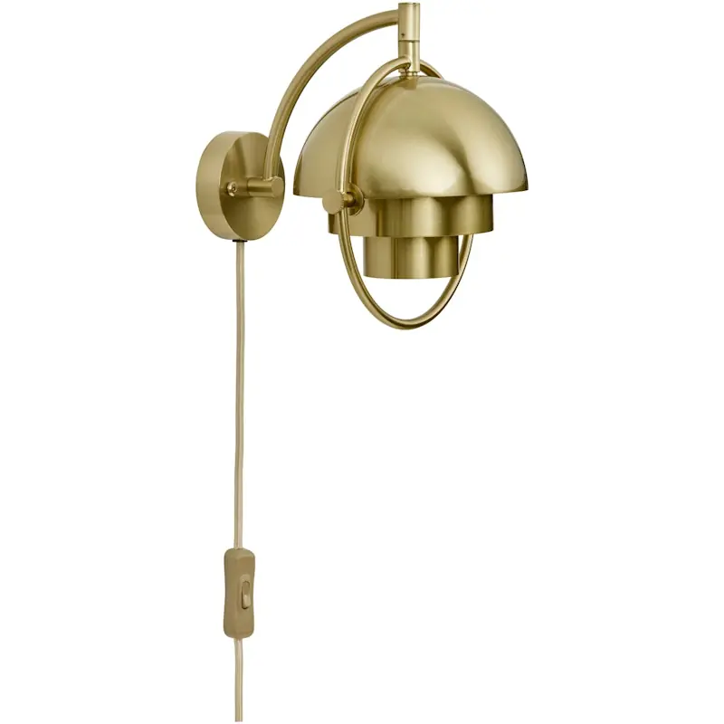 Lägg i varukorgen Multi-Lite Vägglampa, Brass Shiny / Brass