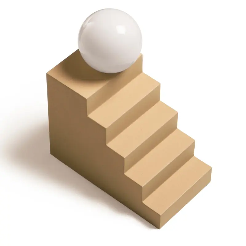 Stair Bordslampa, Beige Sänkt pris