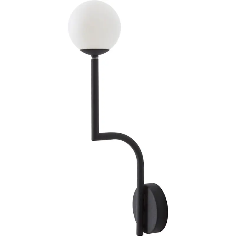 Mobil 46 Vägglampa Fast Installation, Svart Sista chansen
