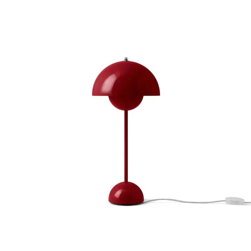 Köp online Flowerpot VP3 Bordslampa, Vermilion Red