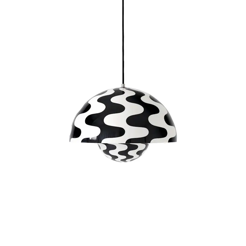 Sista chansen Flowerpot VP7 Pendel, Black/White