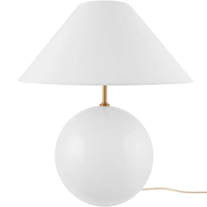 Billig Iris 35 Bordslampa, Vit