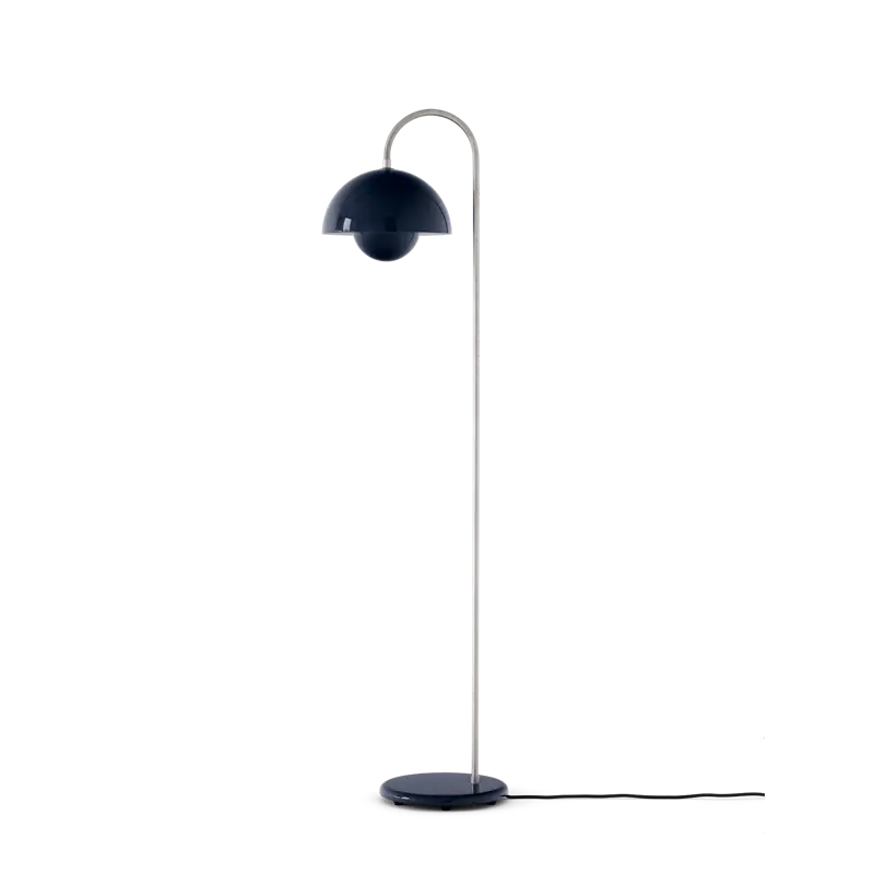 Bästa pris Flowerpot VP12 Golvlampa, Steel Blue