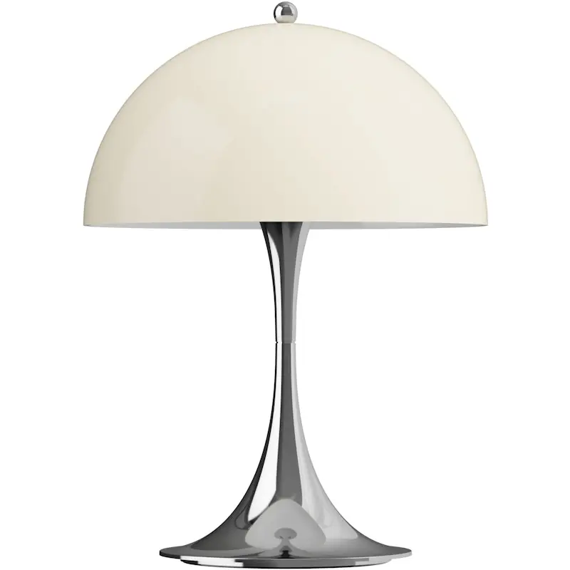 Panthella 250 Bordslampa Portabel, Krom / Opal Beige Rabatter