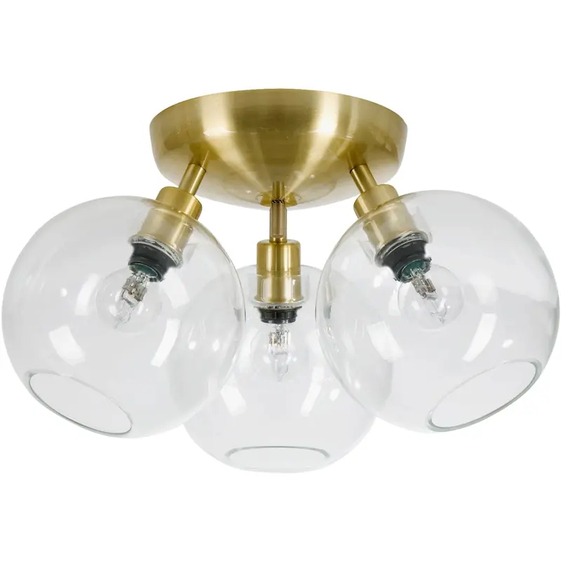 Begränsad tid Gloria Plafond 330 mm, Mässing / Klar