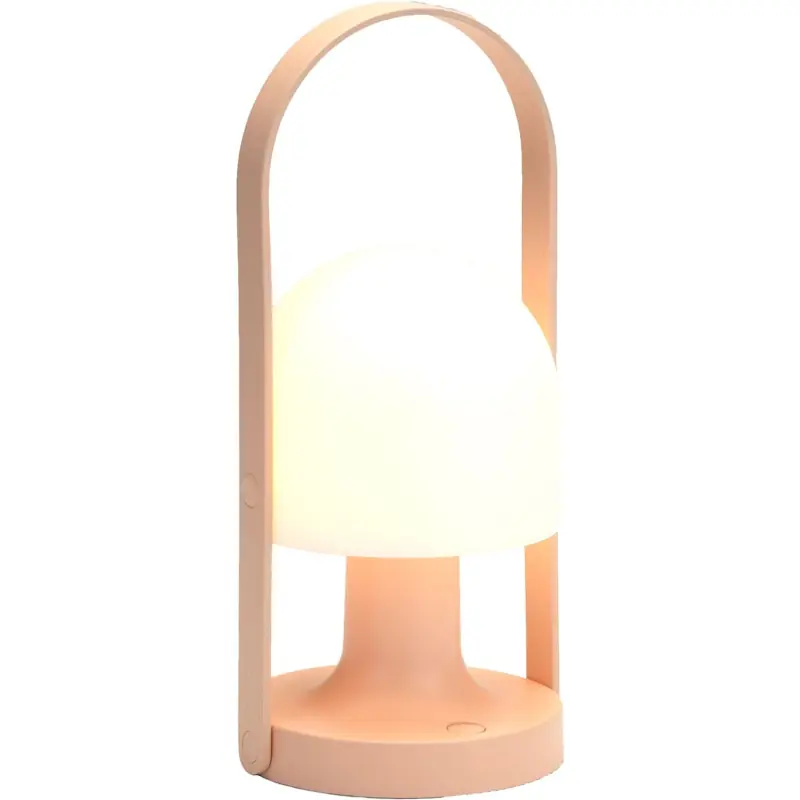 FollowMe Bordslampa Portabel, Blekrosa Expressleverans
