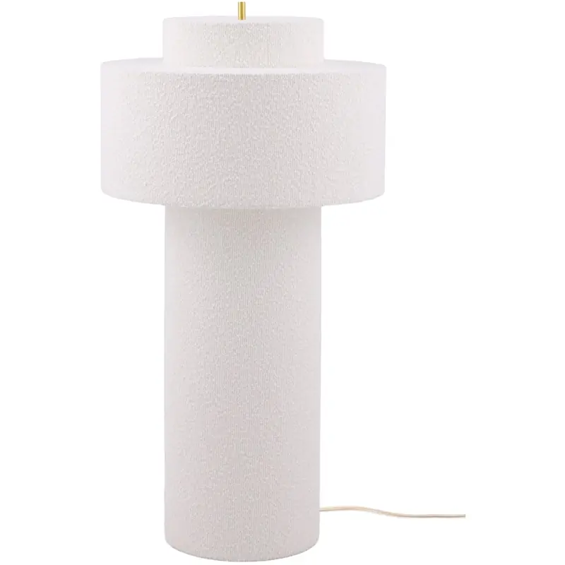 risnedsättning Noah Golvlampa Bouclé, Vit