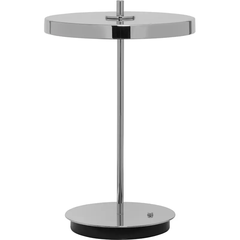Asteria Move Bordslampa Portabel, Polerat Stål Kampanj