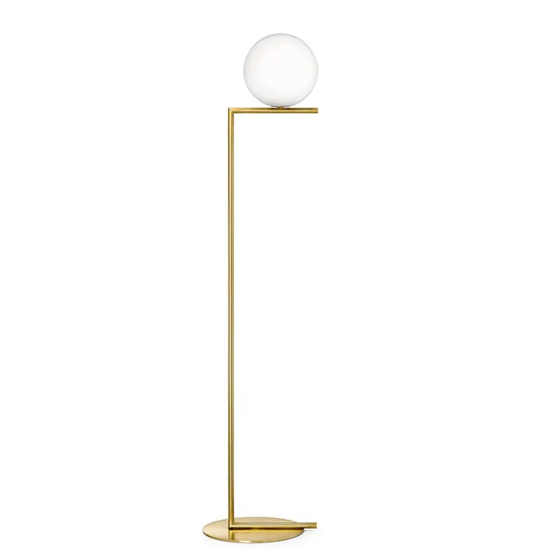 IC Lights F1 Golvlampa, Borstad Mässing Köp nu