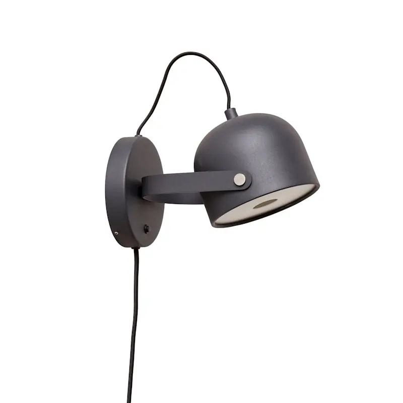 Beställ nu Svejk 13 Vägglampa, Svart/Nickel