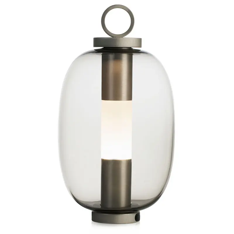 Snabb frakt Lucerna Lanterna Bordslampa Uppladdningsbar, Aluminium / Antracitgrå