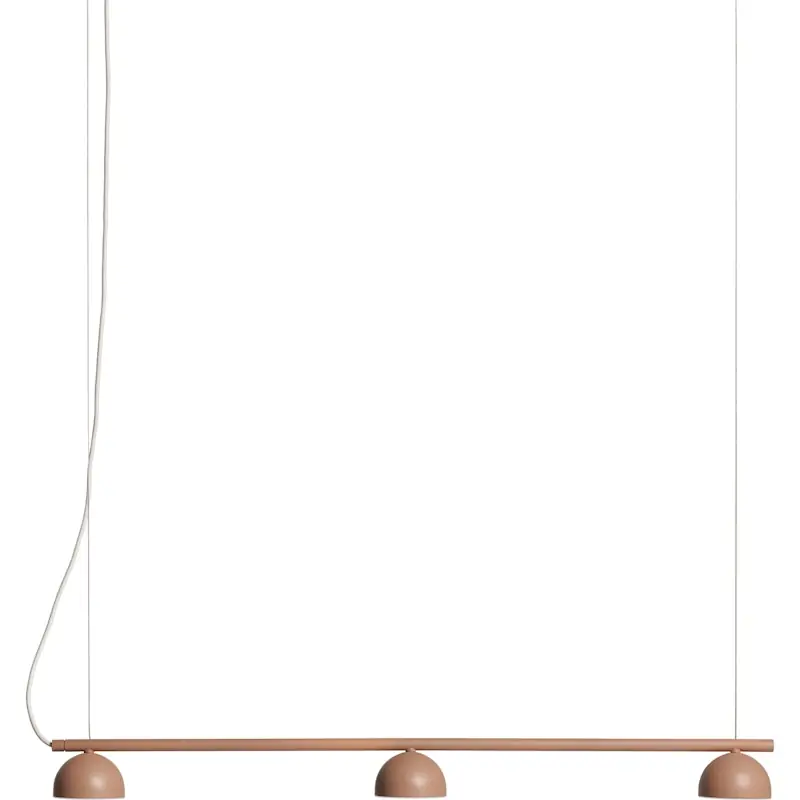 Rea Blush Rail 3 Pendel, Varm Beige