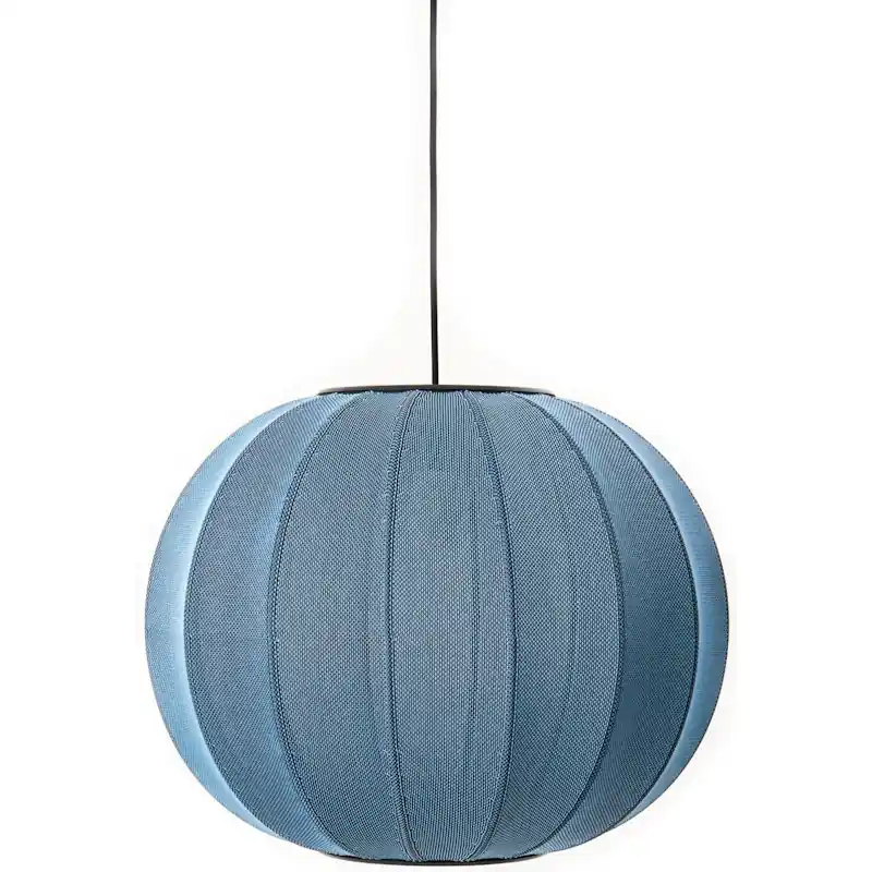 Trygg betalning Knit-Wit Pendel Rund 45 cm, Blue Stone