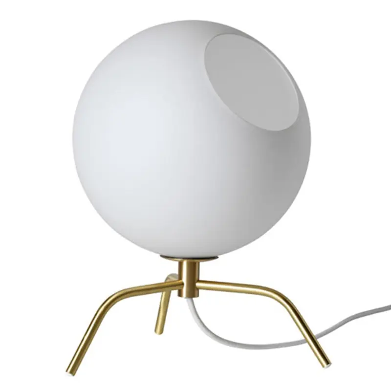 Bug 20 Bordslampa, Mässing/Vitt Opalglas Nedsatt pris
