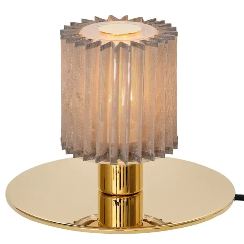 In the Sun 220 Bordslampa, Guld / Silvrigt Mesh Trygg betalning