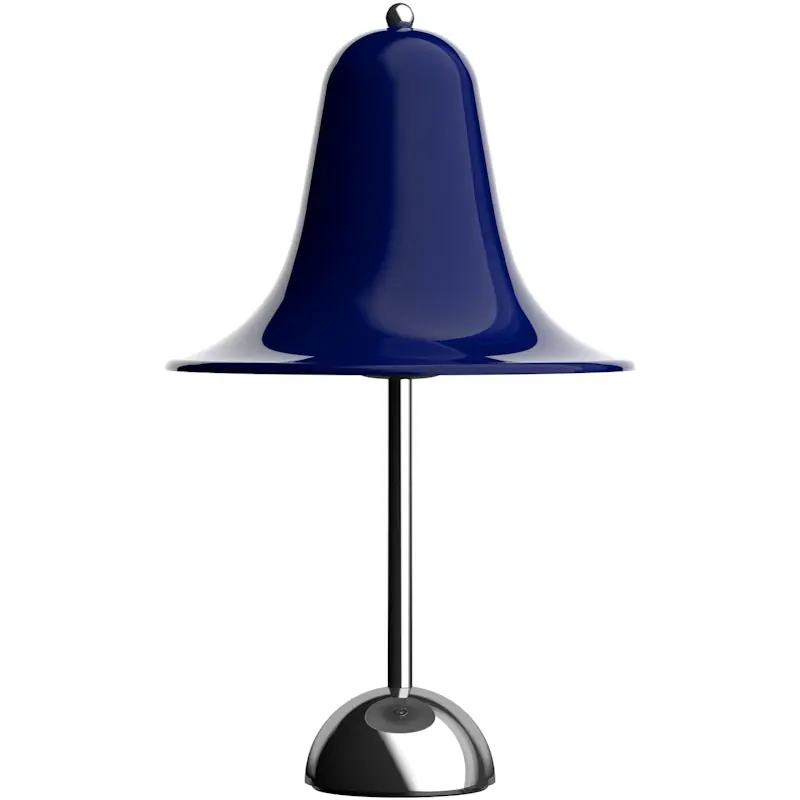 Pantop Bordslampa Ø23, Krom / Night Blue Lågt pris