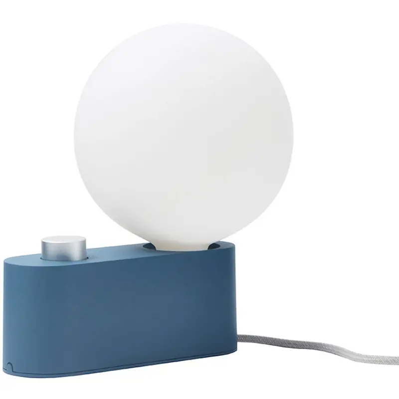 Alumina Bordslampa med Sphere IV, Blå Rabatter