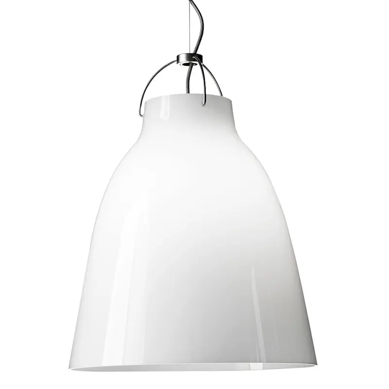 Begränsat erbjudande Caravaggio Opal Taklampa P3, Sladd 6 m, Vit