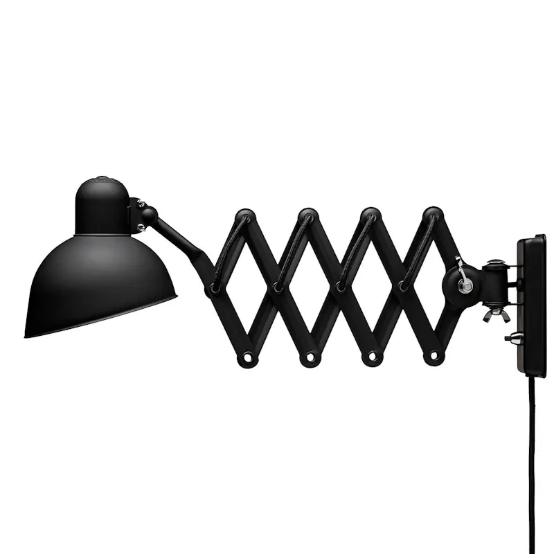 Kaiser Idell 6718-W Vägglampa, Mattsvart Begränsad tid