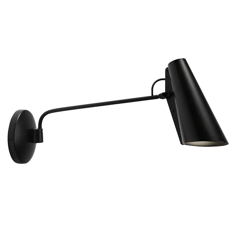 Birdy Swing Vägglampa, Svart Fri frakt