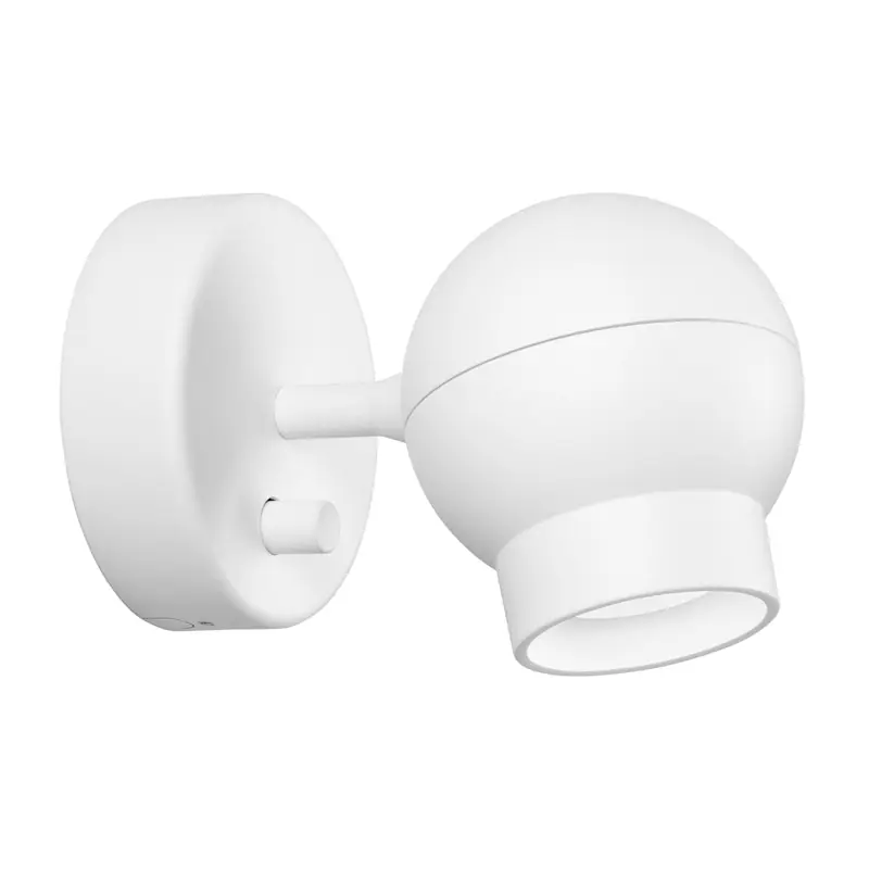 Endast idag Ogle Mini Vägglampa Singel, Vit