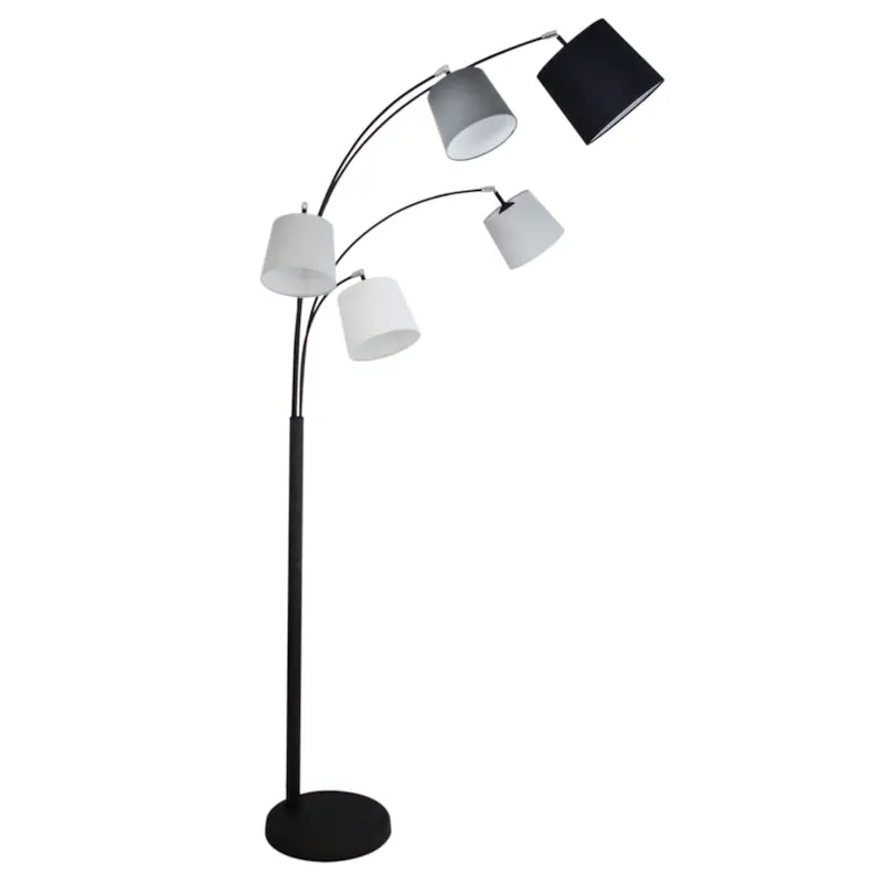 Kampanj Foggy Golvlampa 5, Sandsvart