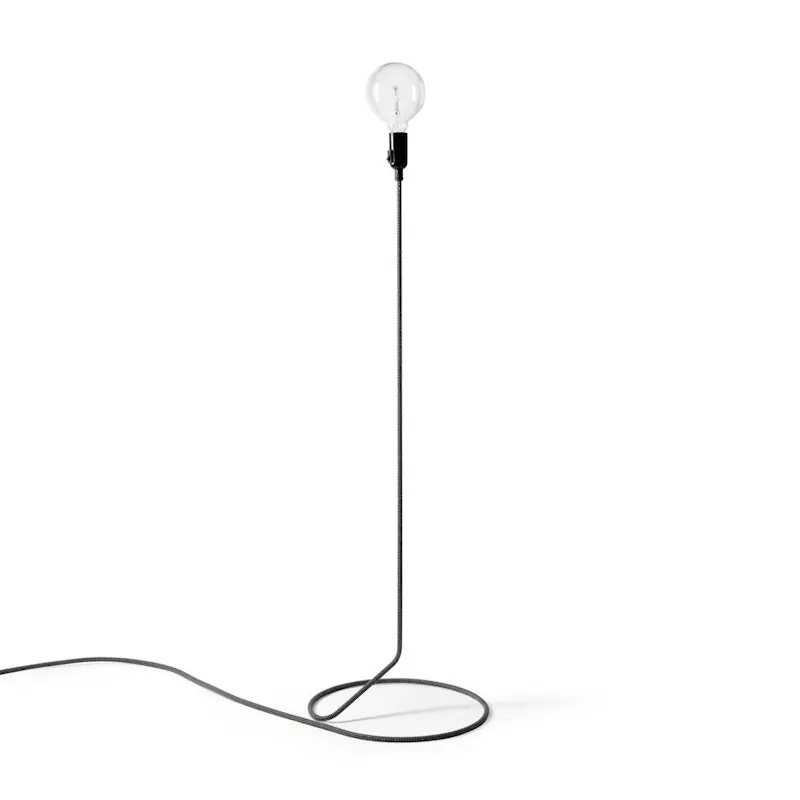 Cord Golvlampa Svart/Vit Kampanj