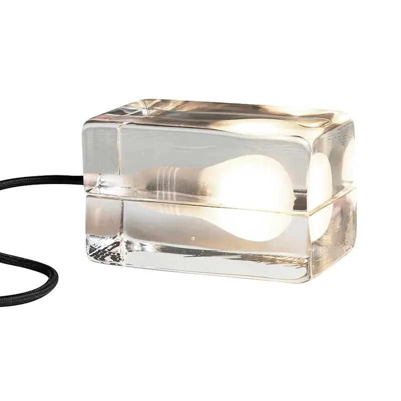 Begränsat antal Block Lampa, Svart Sladd
