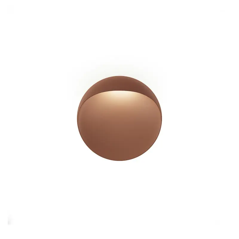 Flindt Vägglampa Ø200 mm, Corten Extra rabatt