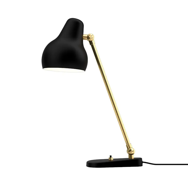 Premium VL38 Bordslampa, Svart/Mässing