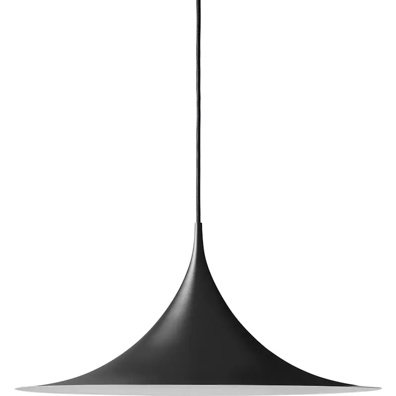 Semi Pendel Ø47 cm, Mattsvart Snabb leverans